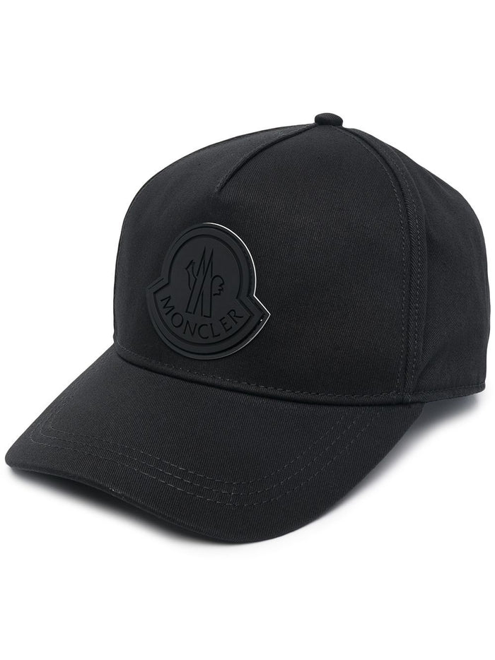 MONCLER Berretto Logo Cap Black - MAISONDEFASHION.COM