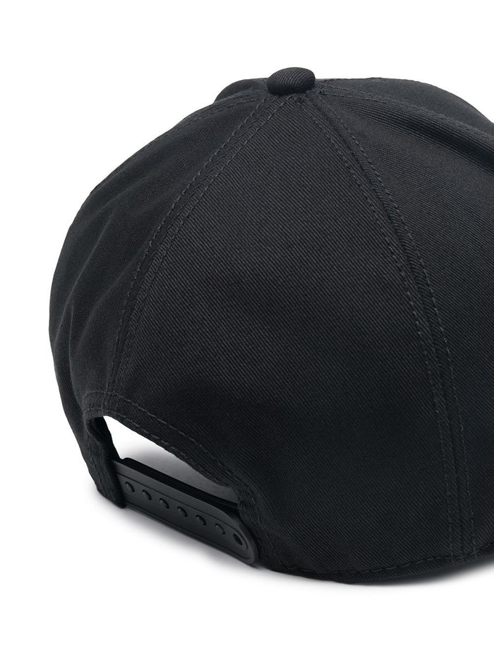 MONCLER Berretto Logo Cap Black - MAISONDEFASHION.COM