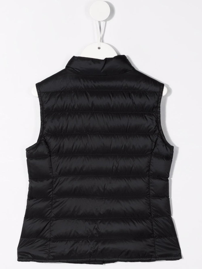 MONCLER KIDS Liane Gilet Black - MAISONDEFASHION.COM