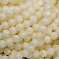 White mother of pearl beads.