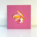Multicolor Wet Paint Smear | 10x10