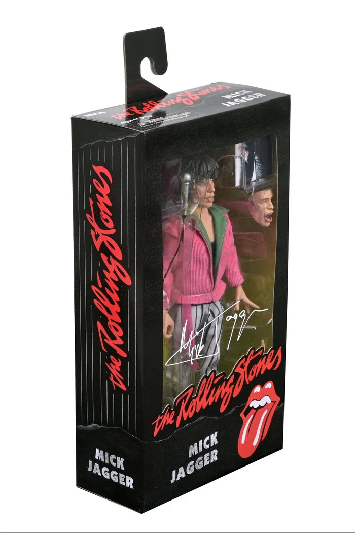 NECA - The Rolling Stones – Ultimate Mick Jagger (1975) - Clothed 8-inch Action Figure (60775)
