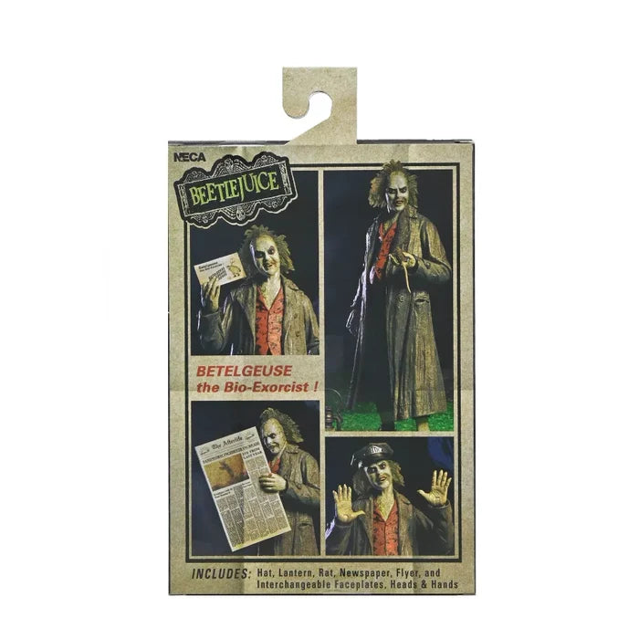 NECA: Ultimate - Beetlejuice (1988) - Beetlejuice (Tour Guide/Bio-Exorcist) Action Figure (60624) LOW STOCK