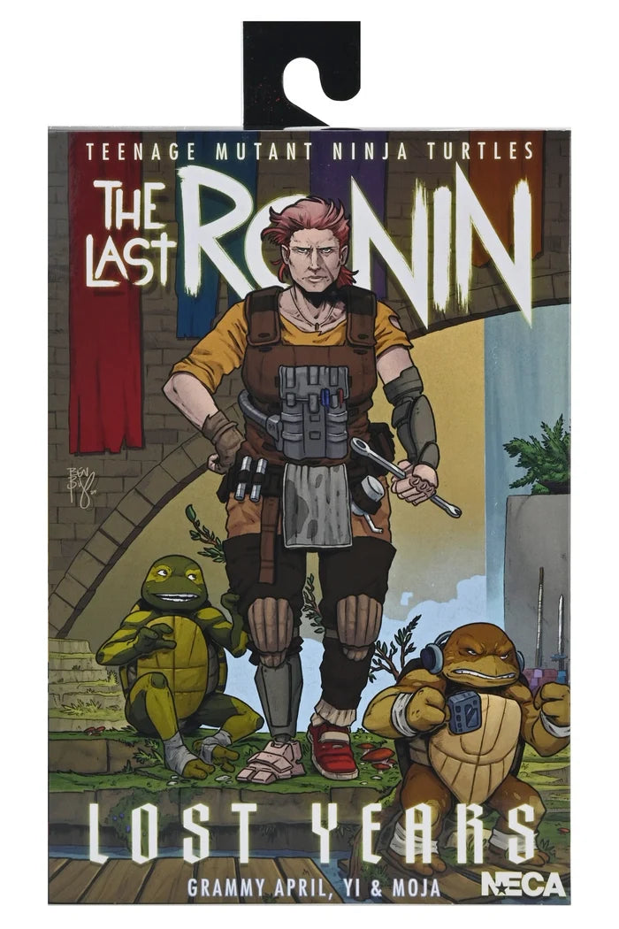 NECA Ultimate Teenage Mutant Ninja Turtles Last Ronin Lost Years: Grammy April, Baby Yi & Moja 54412 LOW STOCK