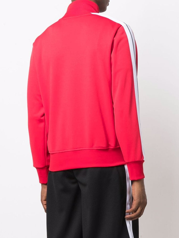 PALM ANGELS Classic Track Jacket Red/White - MAISONDEFASHION.COM