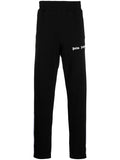 PALM ANGELS Fleece Track Pants Black - MAISONDEFASHION.COM