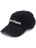 PALM ANGELS Logo Embroidered Corduroy Cap - Maison De Fashion