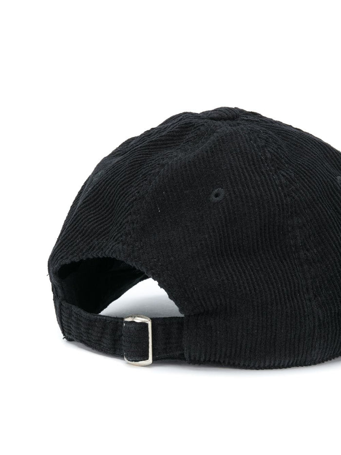 PALM ANGELS Logo Embroidered Corduroy Cap - Maison De Fashion
