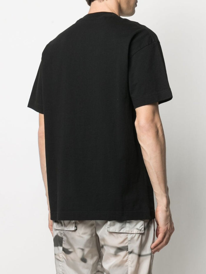 PALM ANGELS Venice Sprayed Logo T-Shirt Black - MAISONDEFASHION.COM