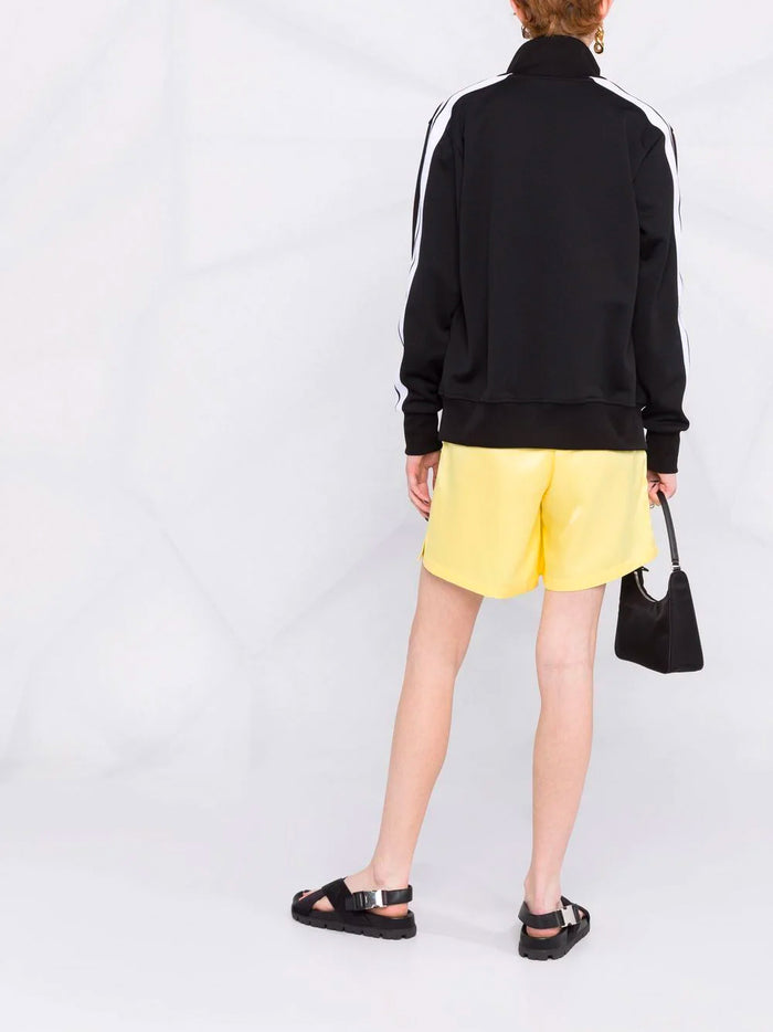PALM ANGELS WOMEN Classic Track Jacket Black/White - MAISONDEFASHION.COM