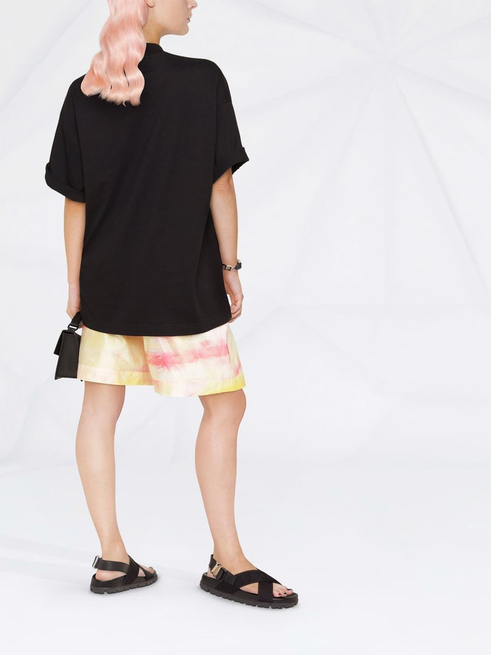 PALM ANGELS WOMEN Leopard Bear Loose Tee Black - MAISONDEFASHION.COM