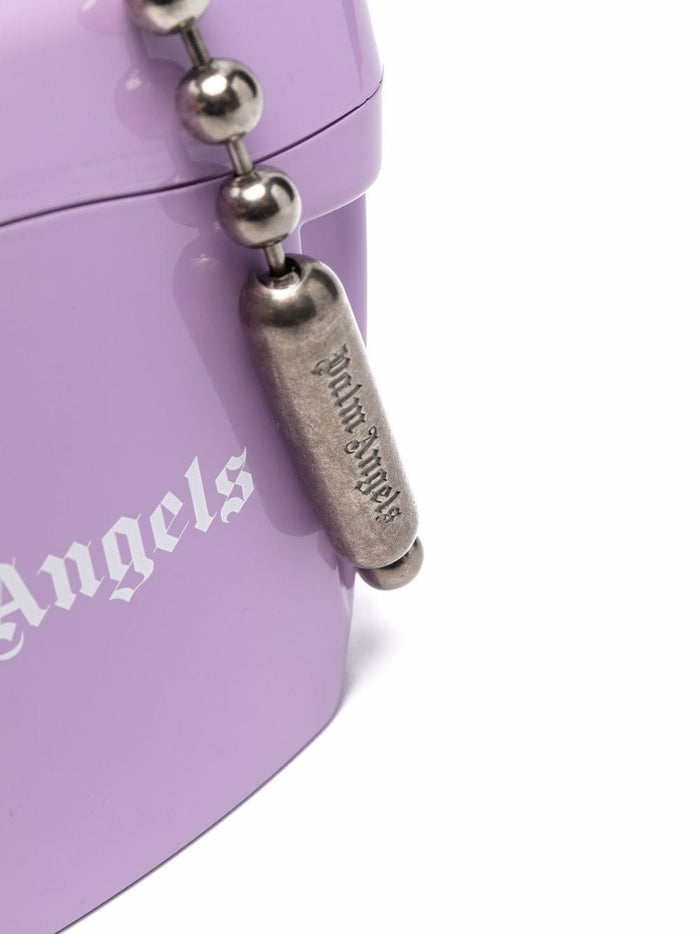 PALM ANGELS WOMEN Mini Padlock Bag Purple - MAISONDEFASHION.COM
