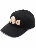 PALM ANGELS WOMEN PA Bear Cap Black - MAISONDEFASHION.COM