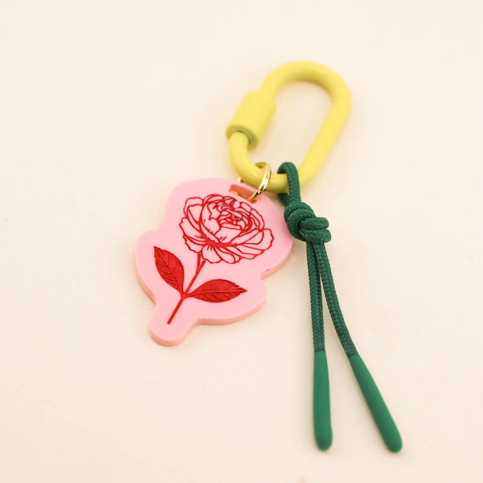 Peony Bag Charm | Freshwater