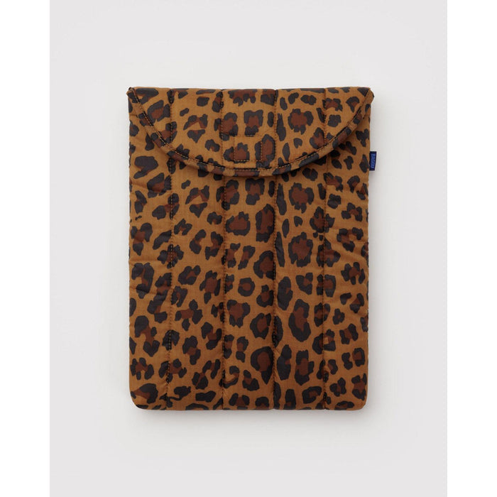 Puffy Laptop Sleeve 13"/14" | Leopard