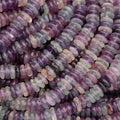 Rainbow Fluorite · Smooth · Rondelle Disk · 4mm, 6mm, Tejas Beads, Beads
