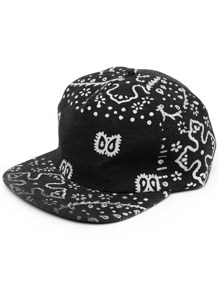RHUDE Bandana Print Logo Cap - MAISONDEFASHION.COM