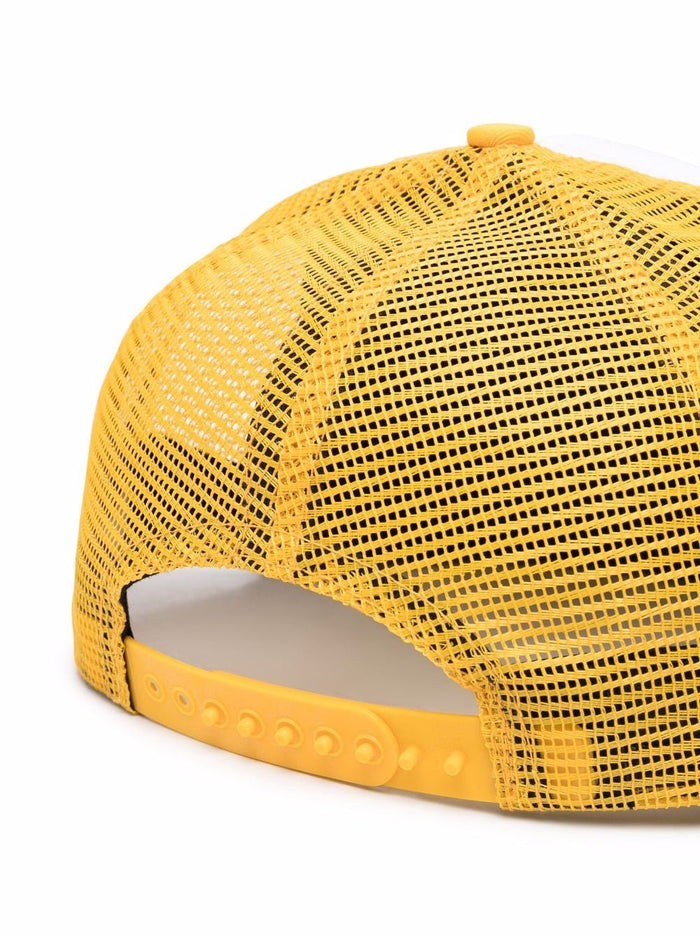 RHUDE Spade Trucker Yellow/White - MAISONDEFASHION.COM