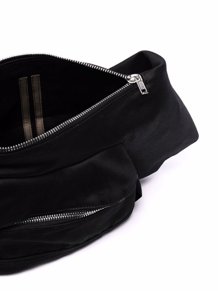 RICK OWENS DRKSHDW Zip Pocket Crossbody Bag Black - MAISONDEFASHION.COM