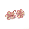 Rolled Flowers Napkin Ring - Light Pink SALE