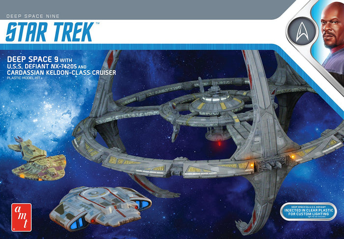 Round 2/AMT Star Trek Deep Space Nine 9 Station, Defiant, Cruiser 1:3300 Scale Model Kits AMT1245/04673 LOW STOCK