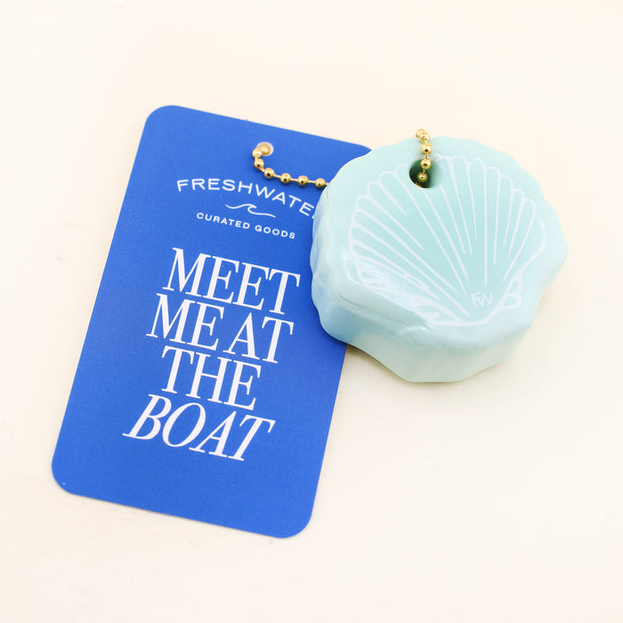 SEASHELL Floating Keychain | Freshwater