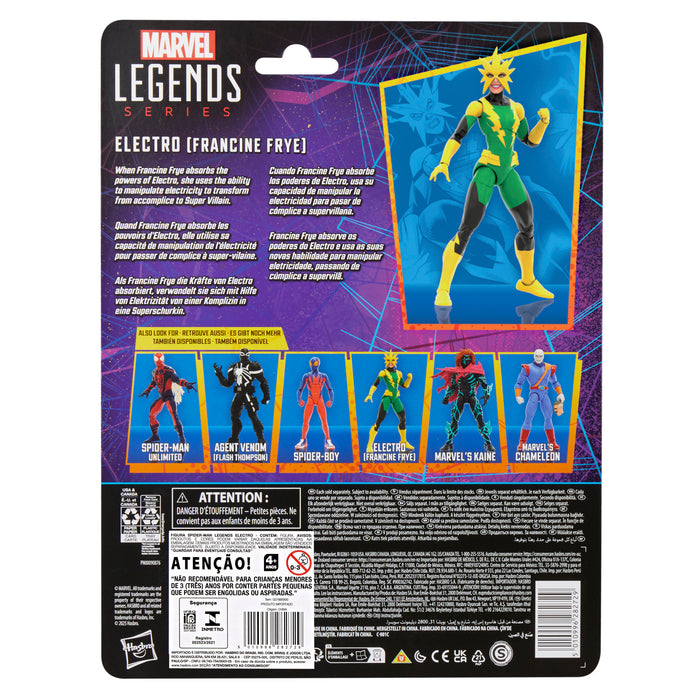 Spider-Man Legends Retro Collection - Electro (Francine Frye) Action Figure (G0788) LOW STOCK