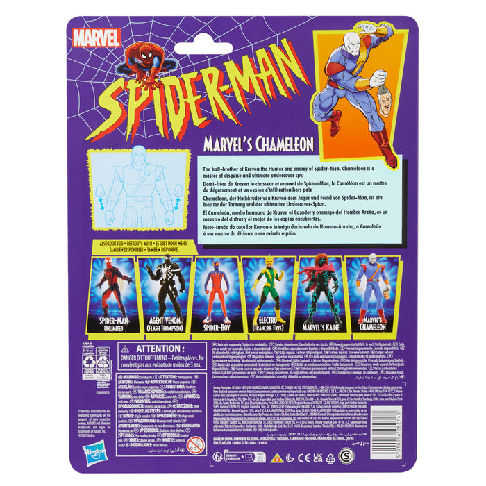 Spider-Man Legends Retro Collection - Marvel\'s Chameleon Action Figure (G0790)