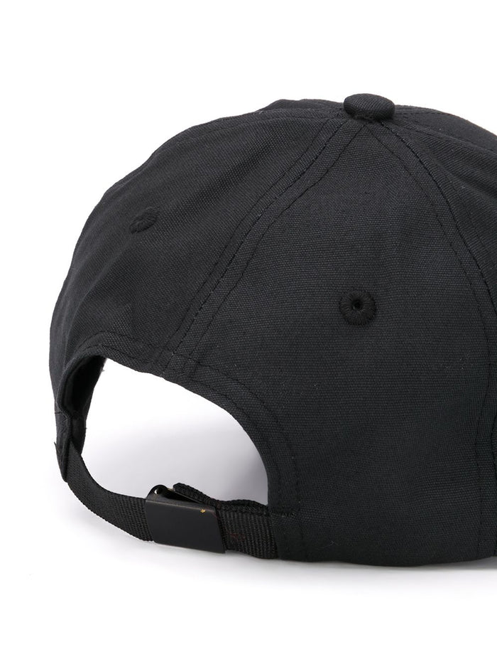 STONE ISLAND KIDS  Compass patch baseball cap Black - MAISONDEFASHION.COM