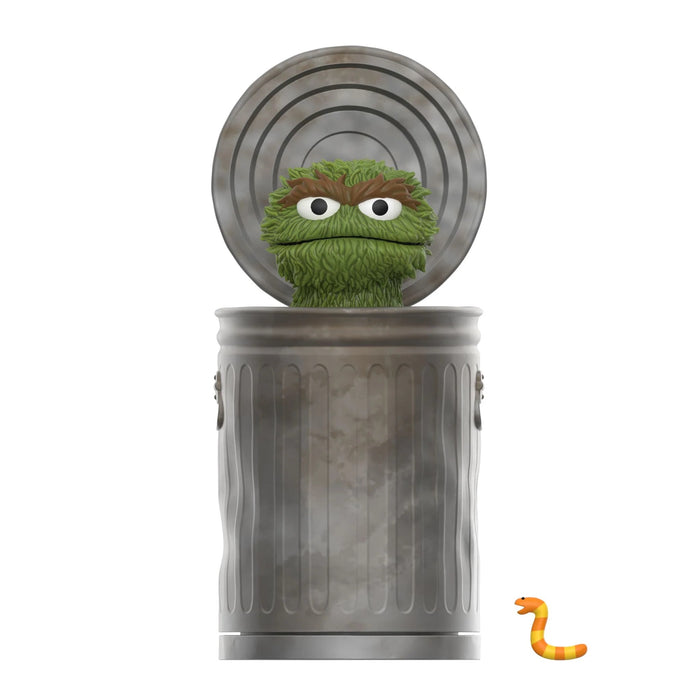 Super 7 ReAction Figures - Sesame Street - Wave 2 - Oscar The Grouch Action Figure (87855) LOW STOCK