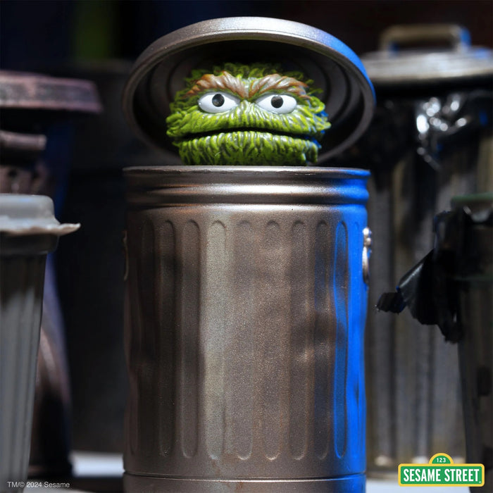 Super 7 ReAction Figures - Sesame Street - Wave 2 - Oscar The Grouch Action Figure (87855) LOW STOCK