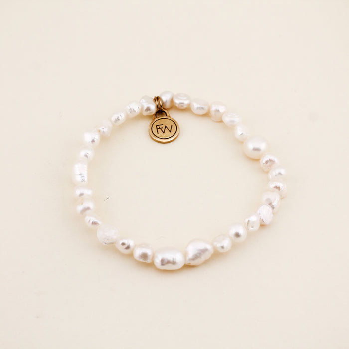 The Pearl Beaded Bracelet | Freshwater