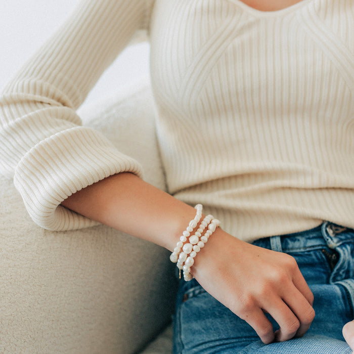 The Pearl Beaded Bracelet | Shop Freshwater