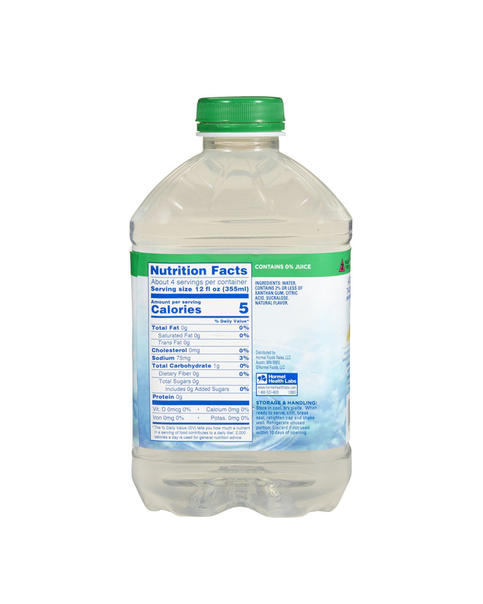 Thick & Easy Hydrolyte Thickened Water: 6 Count, Nectar (Consistency), 50 Calories, 48 oz, Bottle, Lemon Flavor 30723889