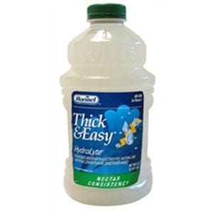 Thick & Easy Hydrolyte Thickened Water: 6 Count, Nectar (Consistency), 50 Calories, 48 oz, Bottle, Lemon Flavor 30723889