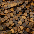 Tiger Eye · Smooth · Heart · 6mm
