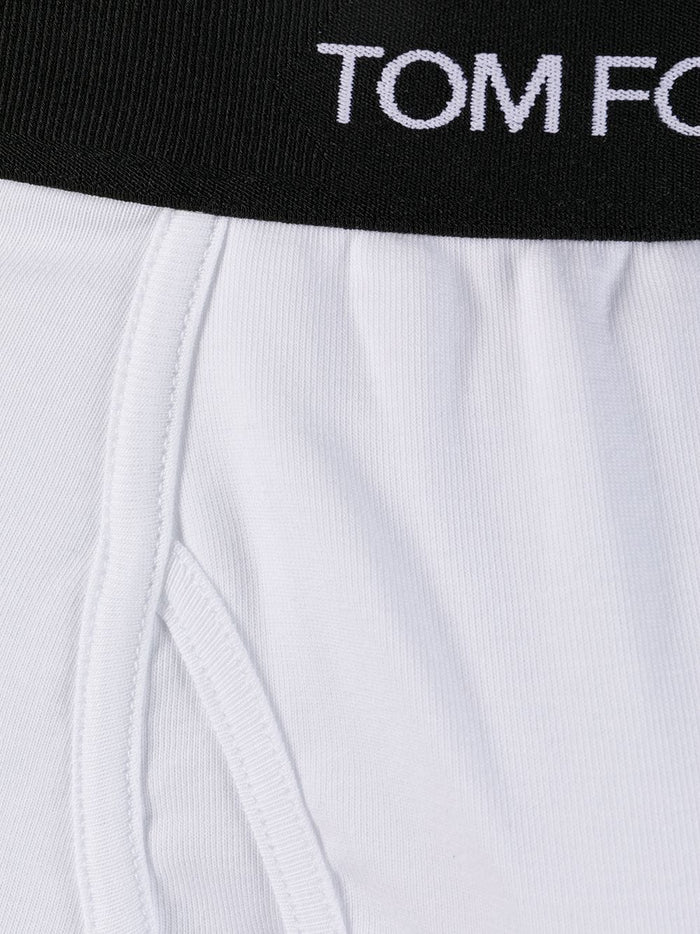 TOM FORD Logo Boxers White - MAISONDEFASHION.COM