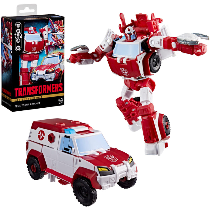 Transformers - Age of the Primes - Deluxe Class - Autobot Ratchet Action Figure (G2012)