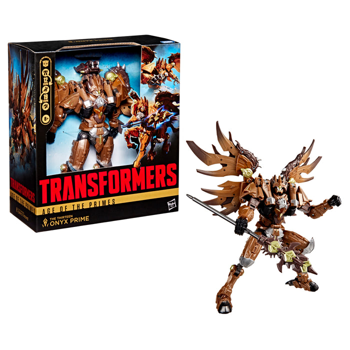 Transformers - Age of the Primes - The Thirteen - Leader Class - Onyx Prime Action Figure (G0488)