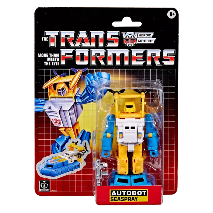 Transformers - Retro G1 Collection (AOP) - Autobot Seaspray (40th Anniversary) Action Figure (G1382) LOW STOCK