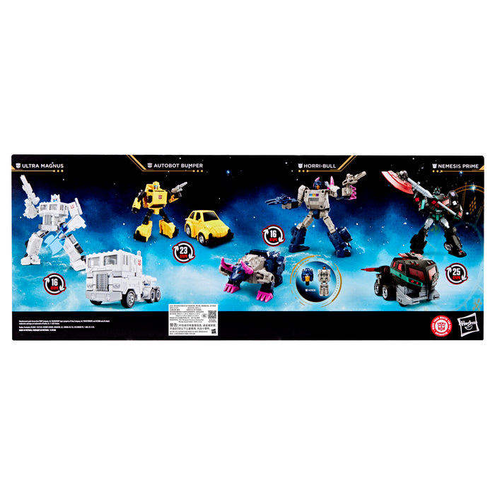 Transformers Age of the Primes Autobots/Decepticons 4-Pack: Bumper, Magnus, Horri-Bull, Nemesis G1374