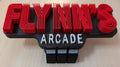 TRON: Flynn's Arcade - Desk Paper Weight/Novelty Pop Art - Red, Black, White, Blue - 16 x 7.5 x 6 cm