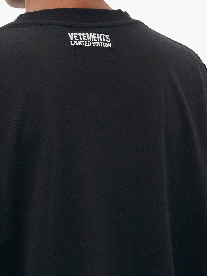 VETEMENTS Antwerp Logo T-shirt Black - Maison De Fashion