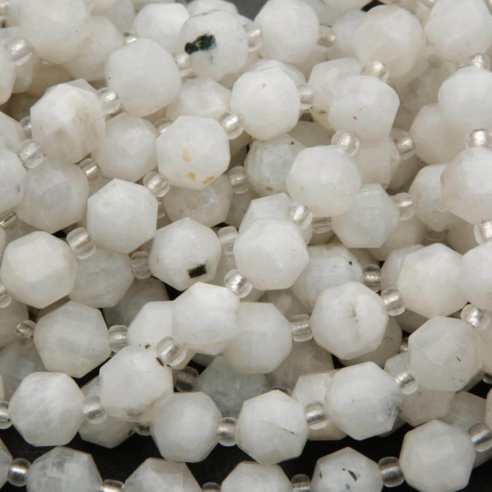 White Moonstone beads.