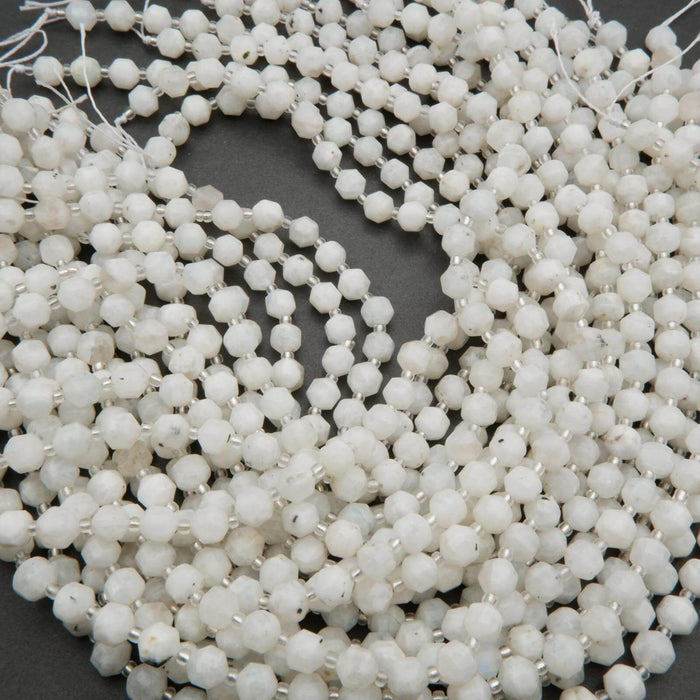 White Moonstone beads.