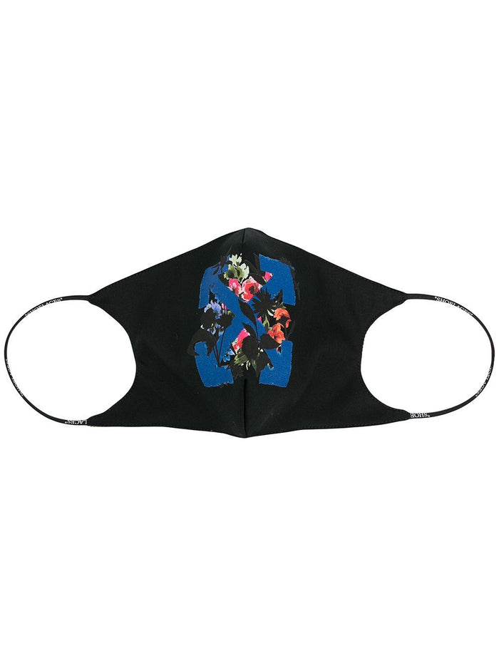 OFF-WHITE WOMEN Arrows-motif face mask Black - MAISONDEFASHION.COM