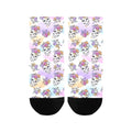 Women's Pastel Skull Ankle Socks - Everything Skull Clothing Merchandise and Accessories