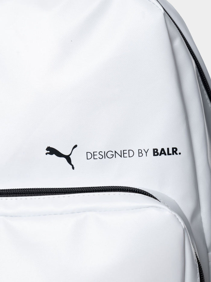 PUMA X BALR. Logo Backpack White - MAISONDEFASHION.COM