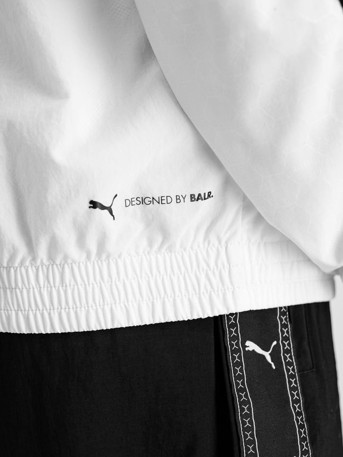 PUMA X BALR. Track Jacket White/Black - MAISONDEFASHION.COM